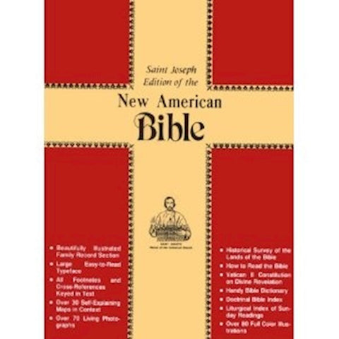 NABRE St Joseph Large Print Holy Spirit Bible - Brown