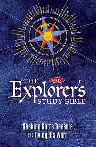 NKJV Explorer's Study Bible-Hardcover Seeking Gods Treasure & Living His Word