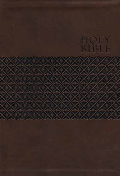 KJV Large Print Study Bible Earth Brown Indexed