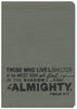 NLT Teen Slimline Bible Psalm 91:1 Grey