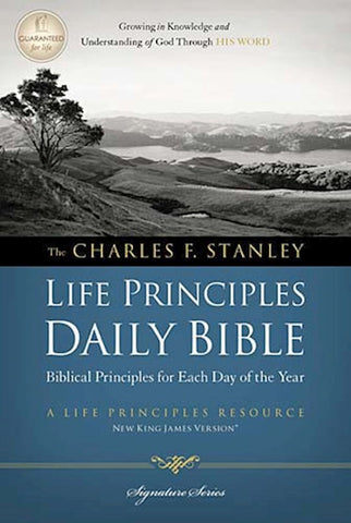 NKJV The Charles F. Stanley Life Principles Bible, Hardcover