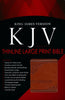KJV Bible, Lux Leather, Large Print, Tan - Indexed