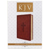 KJV Super Giant Print Thumb Index Bible Burgundy Cross Design
