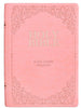 KJV Giant Print Full Size Bible-Pink LuxLeather Indexed
