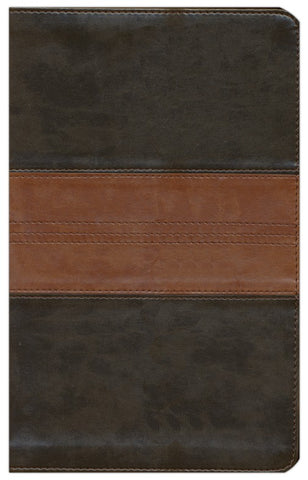 ESV Personal Reference Bible-Deep Brown/Tan Trail Design TruTone ~WAS $34.99 NOW