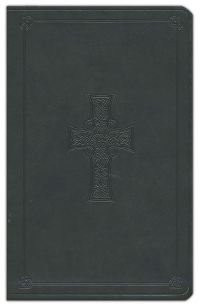 ESV Celtic Cross Thinline Design Bible-Dark Olive ---- Only 1 Left