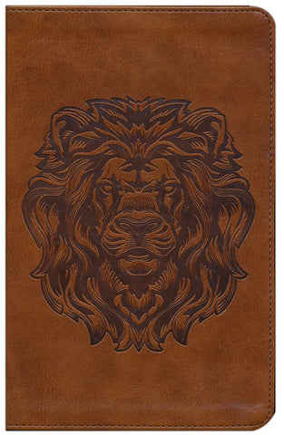 ESV Royal Lion Bible, TruTone, Brown ~ WAS $34.99 NOW