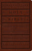 ESV Large Print Personal Size Bible (TruTone, Brown, Engraved Mantel Design), soft imitation leather