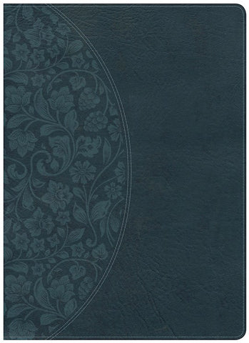 NKJV Holman Study Bible Large Print Edition Dark Teal LeatherTouch