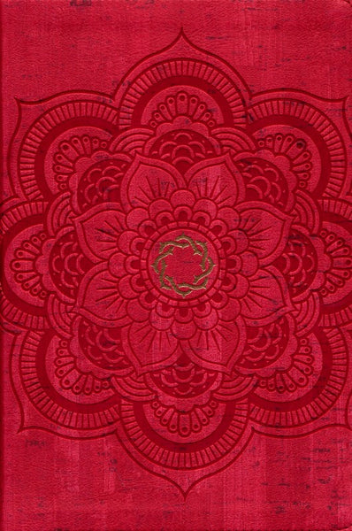 CSB Essential Teen Study Bible, Red Flower Cork LeatherTouch