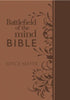 Amplified Battlefield Of The Mind Study Bible-Brown Euroluxe