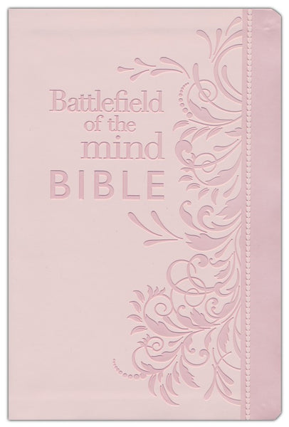 Amplified Battlefield Of The Mind Study Bible-Pink Euroluxe