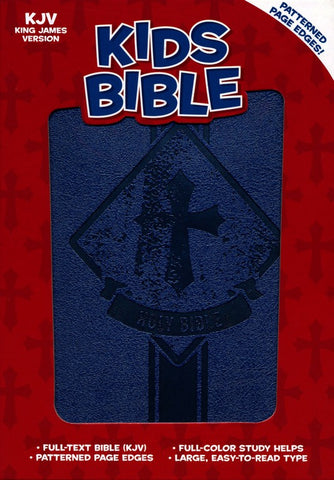 KJV Kids Bible, Royal Blue Sword Bible LeatherTouch