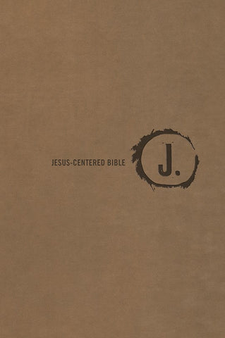 NLT Jesus-Centered Bible-Saddle Imitation Leather
