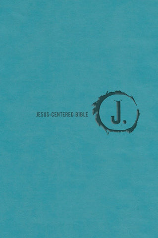 NLT Jesus-Centered Bible-Turquoise Imitation Leather (Second Edition)