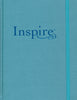 NLT Inspire Large Print Bible for Creative Journaling-Blue