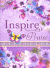 NLT Inspire Praise Journaling Bible-Purple Garden LeatherLike
