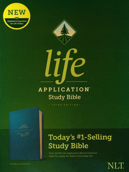 Life Application Study Bible, Third Edition--soft leather-look, teal-NLT