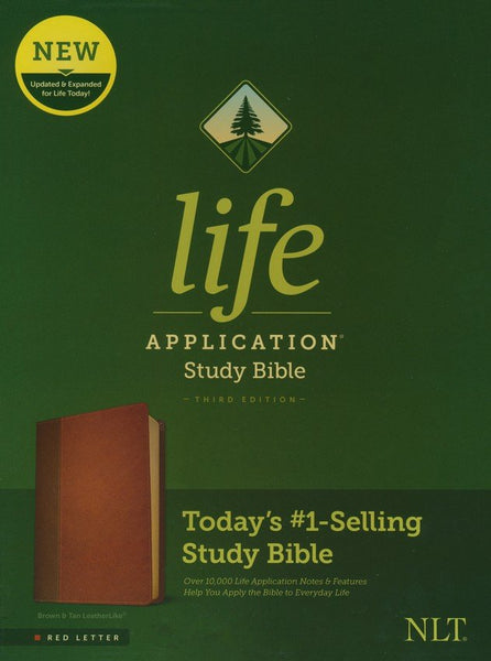 Life Application Study Bible (Third Edition) (RL)-Brown/Tan LeatherLike-NLT
