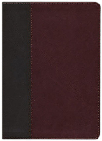 NIV Life Application Personal-Size Study Bible, Third Edition-soft leather-look, dark brown/brown