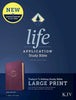 KJV Life Application Study Bible/Large Print (Third Edition)-RL-Purple Leatherlike