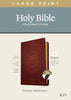KJV Large Print Thinline Reference Bible/Filament Enabled Edition-Burgundy LeatherLike Indexed