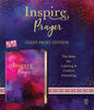NLT Inspire Prayer Bible Giant Print-Purple LeatherLike