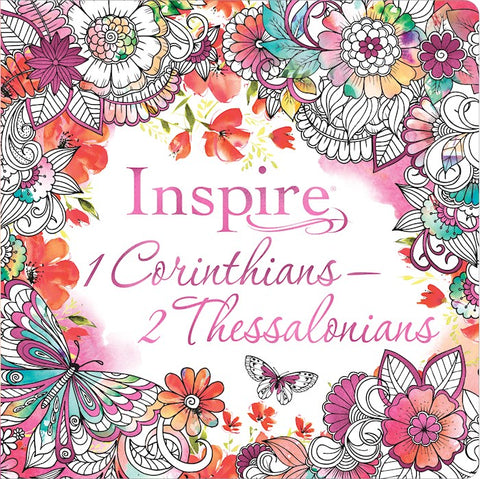 NLT Inspire Bible: 1 Corinthians-2 Thessalonians-Softcover Coloring & Creative Journaling through 1 Corinthians--2 Thessalonians