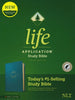 Life Application Study Bible (Third Edition)-RL-Teal Blue LeatherLike Indexed-NLT
