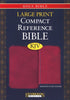 KJV Large Print Compact Reference Bible with Flap Flexisoft Berry