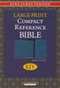 KJV Large Print Compact Reference Bible with Flap Flexisoft Blue