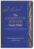 The Complete Jewish Study Bible-Black Genuine Calfskin Leather