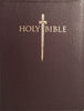 KJV Sword Study Bible/Personal Size Large Print-Burgundy Genuine Leather Indexed