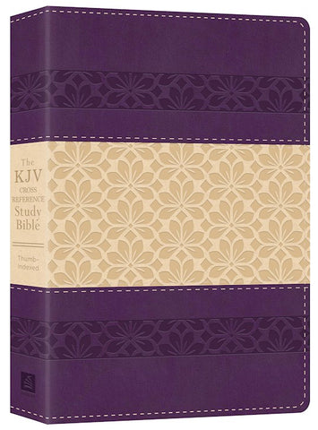 KJV Cross Reference Study Bible-Purple/Rose DiCarta Indexed