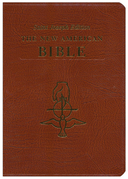 NABRE St Joseph Large Print Holy Spirit Bible - Brown