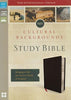 NIV Cultural Backgrounds Study Bible-Black Bonded Leather