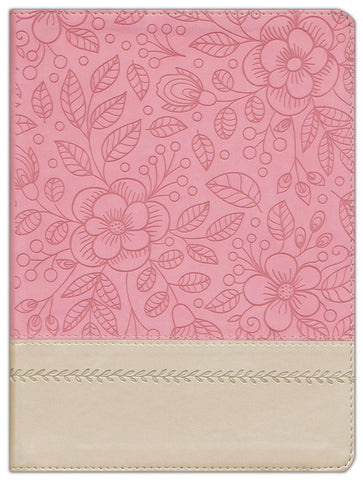 KJV Personal Reflections Bible-Rosegold Bloom DiCarta LIMITED QUANTITIES AVAILABLE