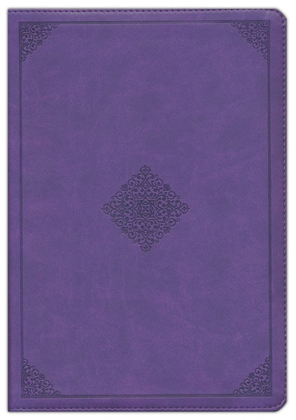 ESV Study Bible (TruTone Imitation Leather, Lavender, Ornament Design)