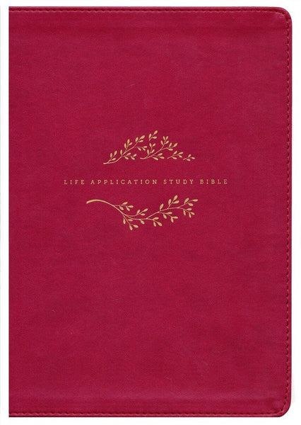 NIV Life Application Study Bible (Third Edition)-Berry LeatherLike Indexed--- Limited Quantities Available
