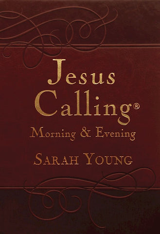 Jesus Calling Morning & Evening Devotional-Leathersoft