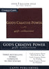 God's Creative Power Gift Edition-Burgundy Bonded Leather