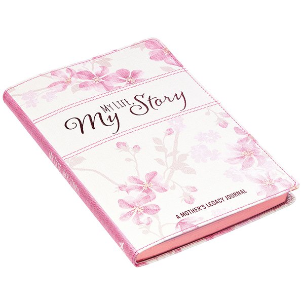 Journal-My Life, My Story (Mother Legacy)-Pink LuxLeather