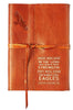 Journal-Classic Full Grain Leather w/Wrap Closure-Wings Like Eagles