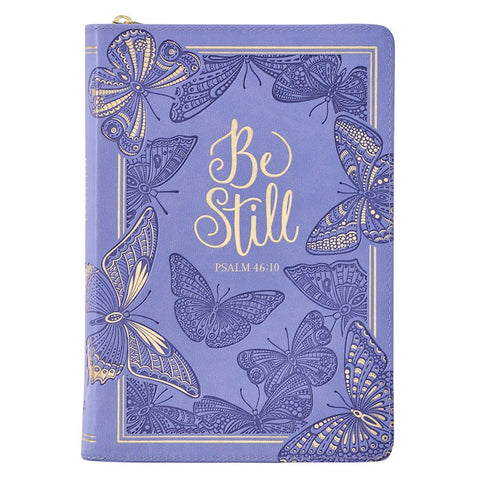 Journal-Classic LuxLeather-Be Still-Lavender