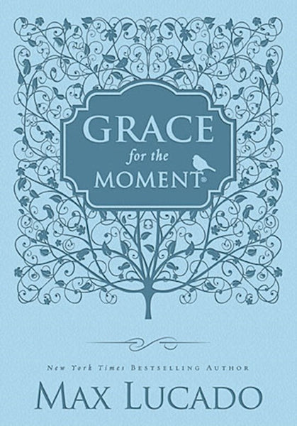 Grace For The Moment (Womens Edition)-Blue Leathersoft