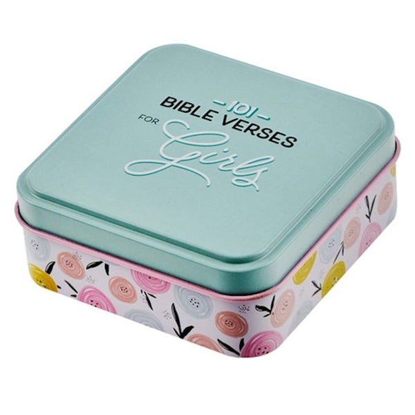 Scripture Cards In Tin-101 Bible Verses For Girls