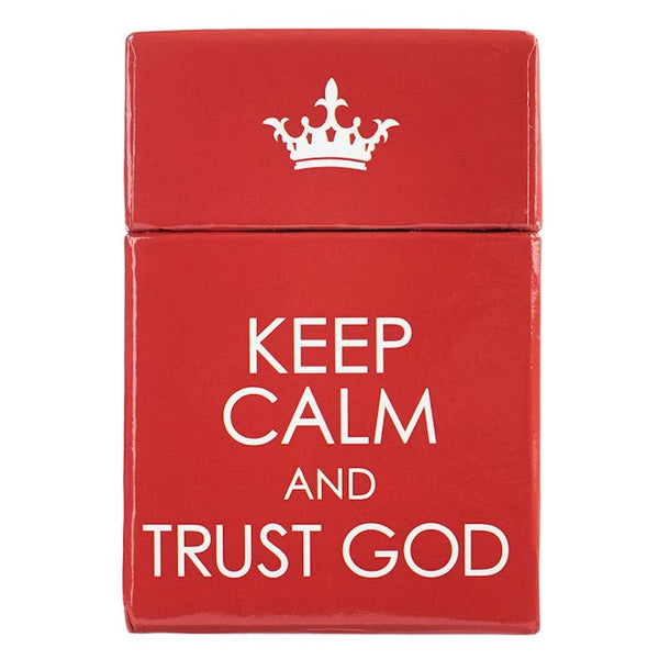 Box Of Blessings-Keep Calm And Trust God- deck of 51 cards