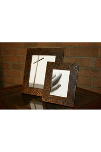 5 X 7 Bronte Leather Picture Frame with Cross Accent