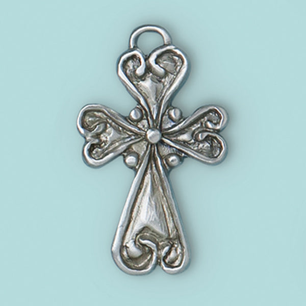 Heart Cross Ornament  -----  Only One Left