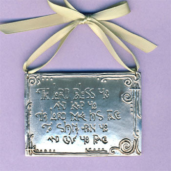 Lord Bless You Wall Ornament with Ribbon----Limited Quantities available